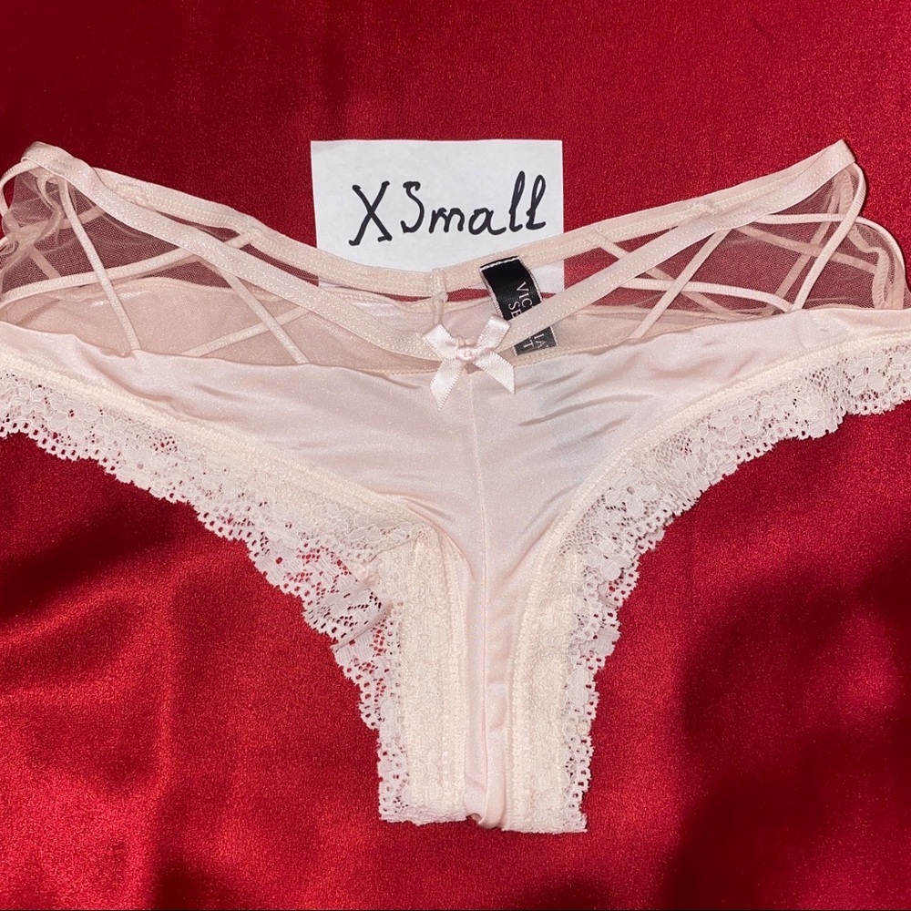 Cheeky VS Very Sexy Panty Strappy Light pink beige XS